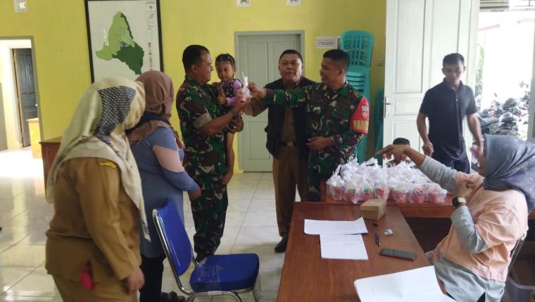 Untuk Meningkatkan Kesehatan Pada Anak Dan Balita Babinsa Dampingi Kegiatan Posyandu Balita