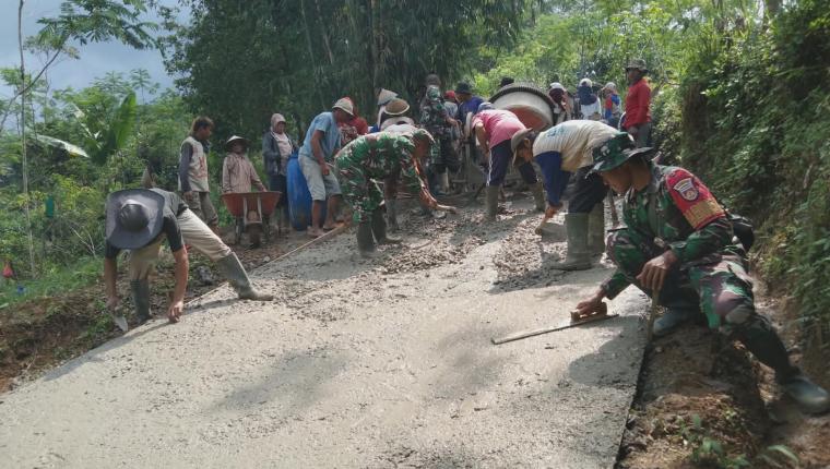 TMMD Sengkuyung 2026 TNI dan Warga Lawen Bersatu