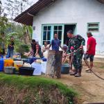 Ringankan Krisis Air Bersih Kodim 0704 Banjarnegara Salurkan 70 Ribu Liter Air ke Dua Wilayah