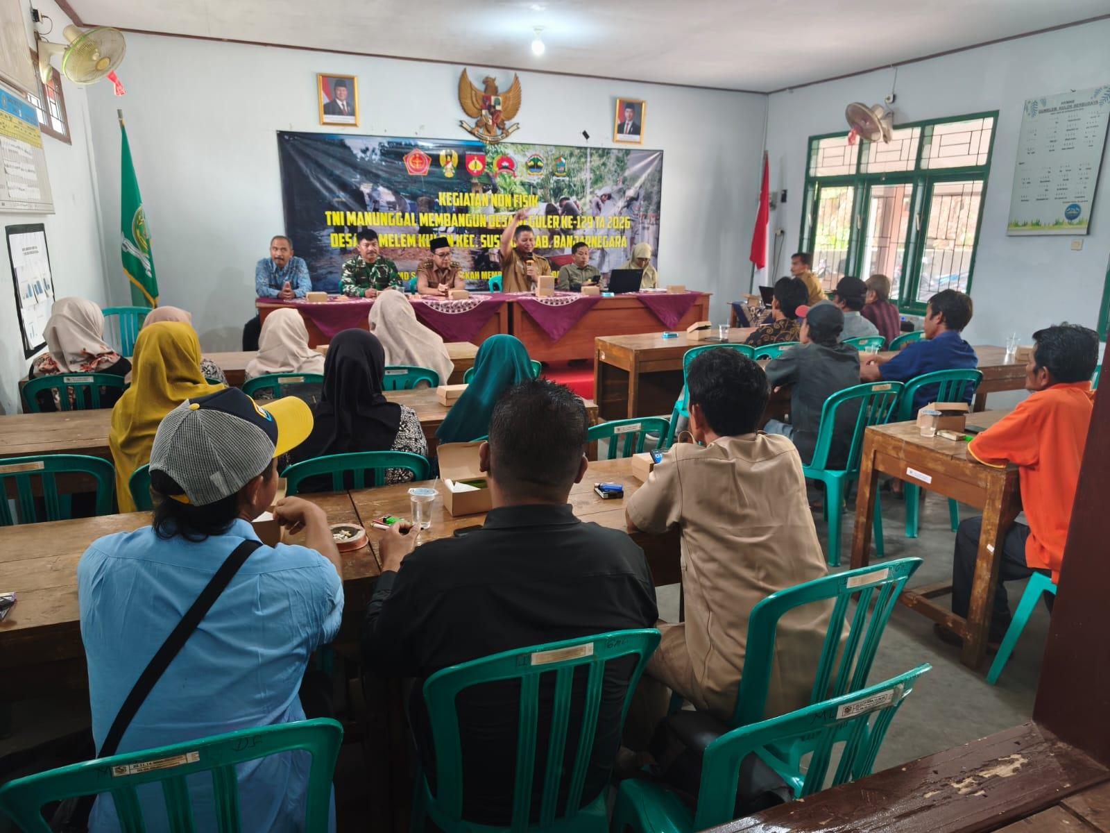 TMMD Reguler ke-129  Bekali Warga Soal Ketahanan Pangan