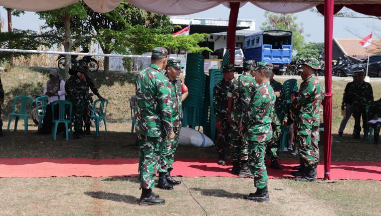 Dandim Tinjau Gladi Penutupan TMMD ke-129, Pastikan Upacara Berjalan Khidmat