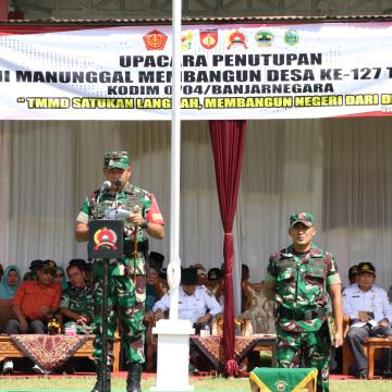 TMMD Sengkuyung Tahap I 2026 Ditutup Warga Pegentan Kini Nikmati Akses Jalan Lebih Baik