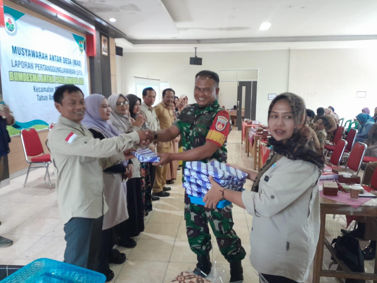 Serka Purnomo Hadiri Musyawarah Antar Desa Bahas LPJ Bumdesma
