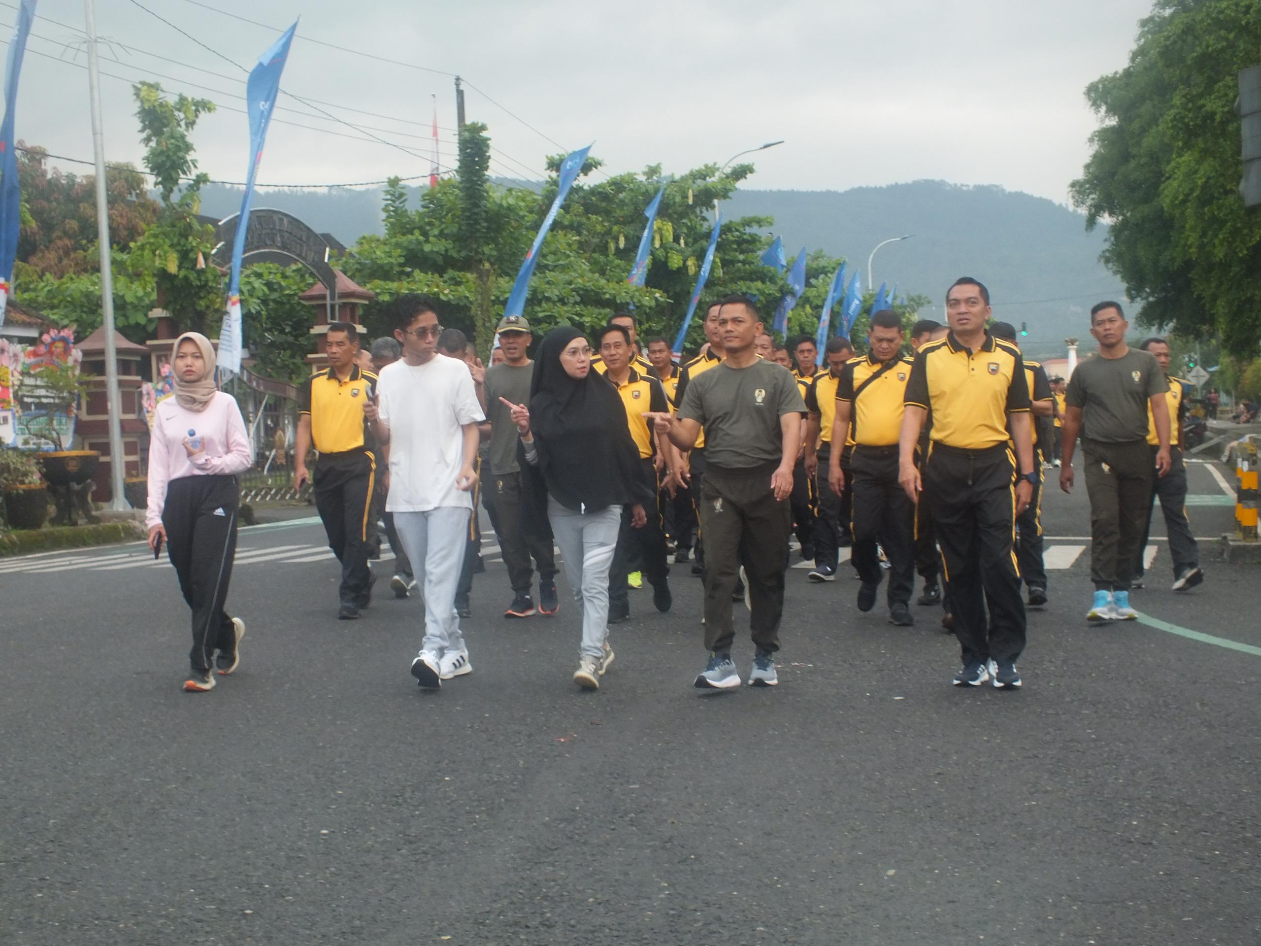 TNI-Polri-Kejaksaan Banjarnegara Perkuat Sinergi melalui Apel Olahraga Bersama