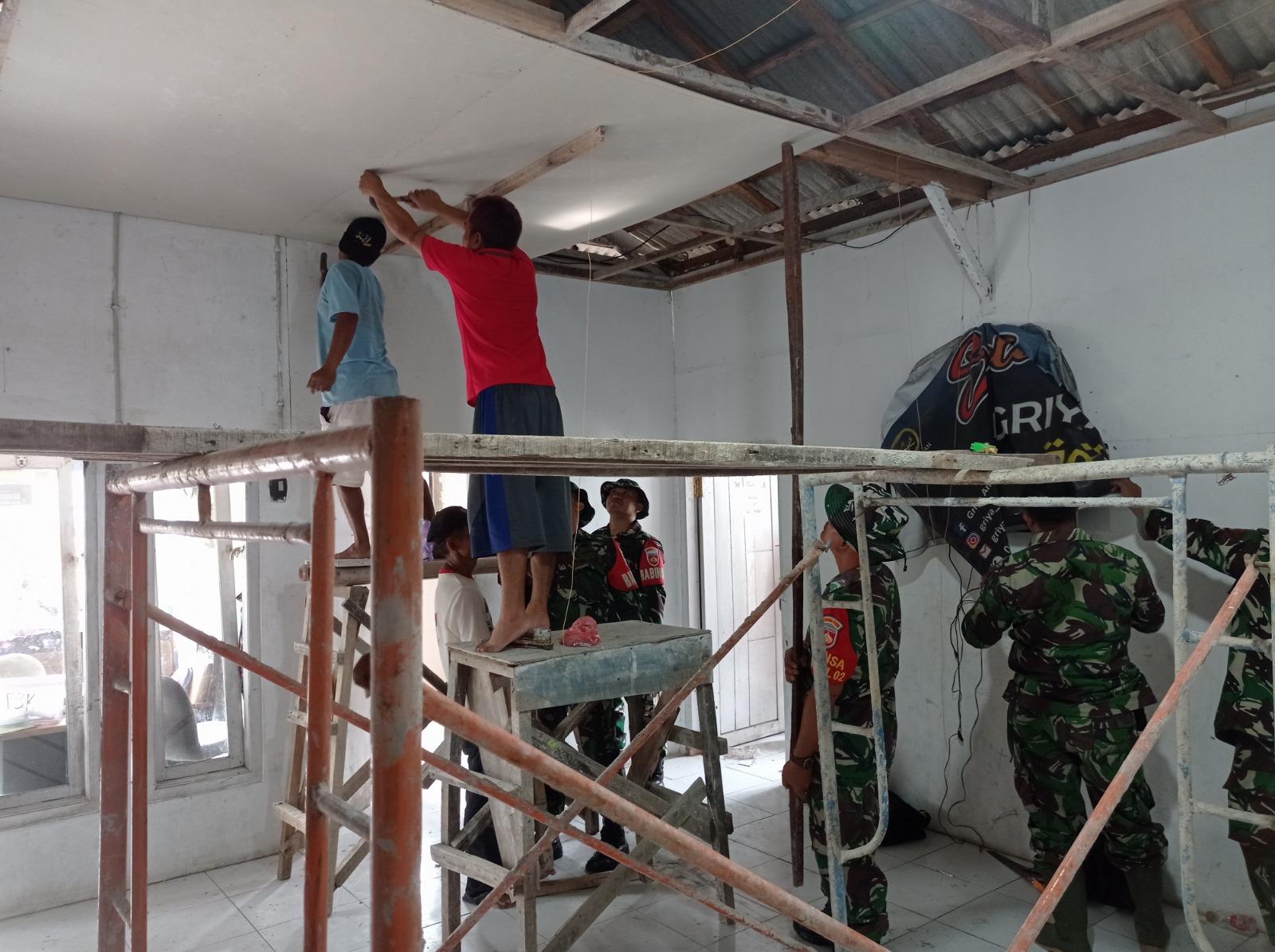 Kodim 0704 Banjarnegara Hadirkan Kepedulian Nyata lewat Rehab Panti dan Bantuan Sembako