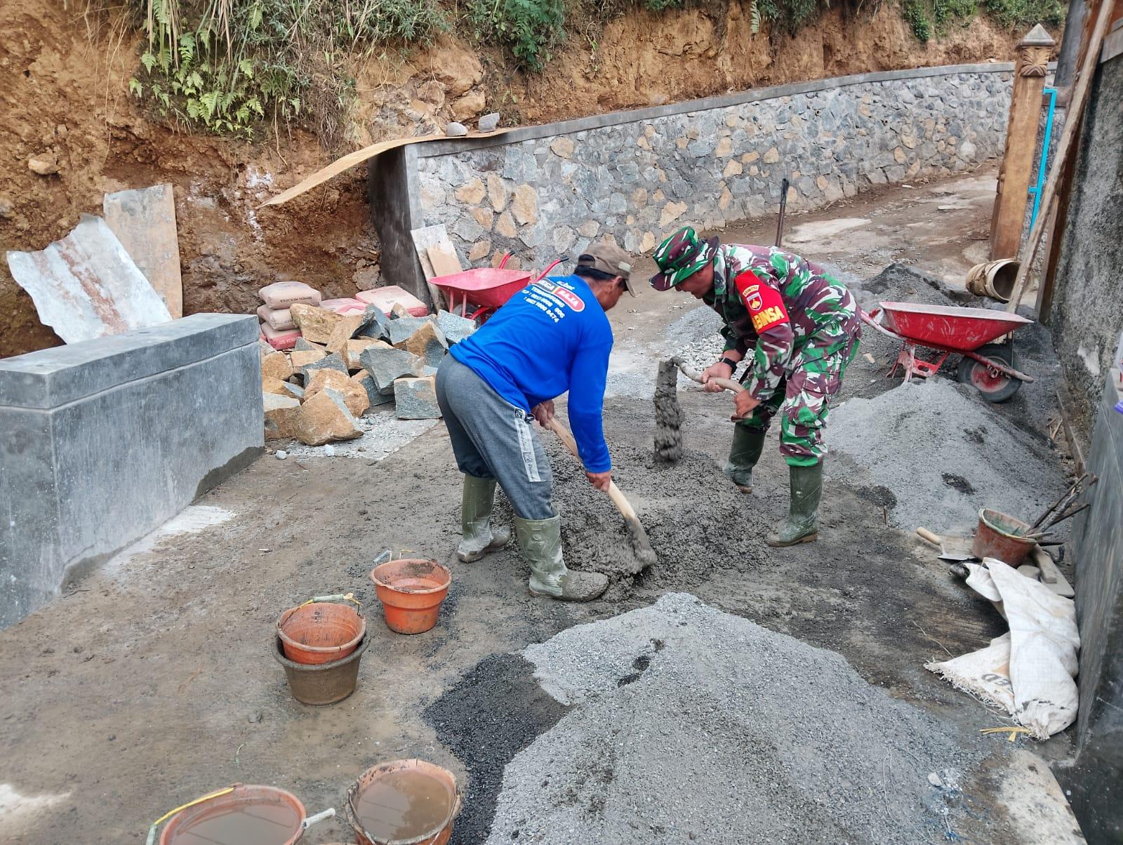Jembatan Beton Sungai Mbawang Dibangun Buka Akses Warga Dusun Kasimpar dan Duren
