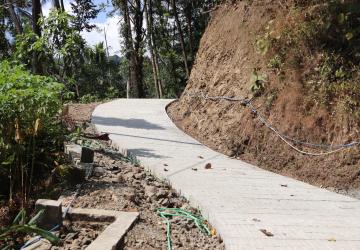 Rabat Beton 737 Meter Rampung 100 Persen Wajah Baru Jalan Dusun Kunir