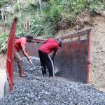 Droping Material Split Dipercepat Satgas TMMD Jaga Ritme Pengecoran
