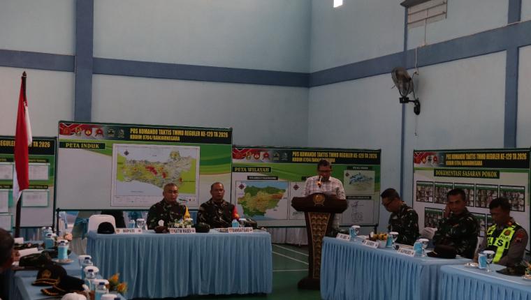 Sambut Tim Wasev TMMD Pemkab Banjarnegara Tegaskan Pentingnya Sinergi Membangun Desa