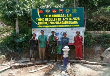 Sumur Bor TNI Manunggal Air di Pagedongan Rampung 100 Persen Harapan Baru untuk Warga