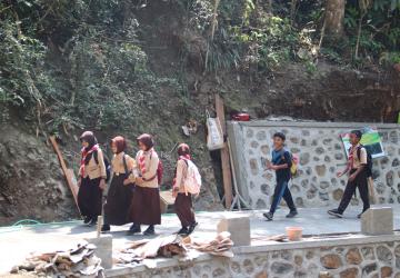 TMMD Reguler ke-129  Hadirkan Rasa Aman ke Sekolah