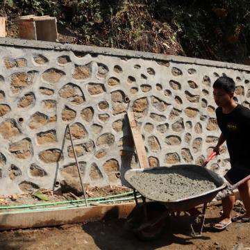 Angkong Tetap Jadi Andalan Eko Bangga Ambil Bagian dalam TMMD