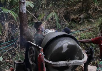 Molen Jadi Jantung Pengecoran TMMD Reguler ke-129