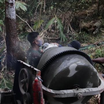 Molen Jadi Jantung Pengecoran TMMD Reguler ke-129