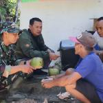 Kelapa Muda Pelepas Dahaga Satgas TMMD Reg 129