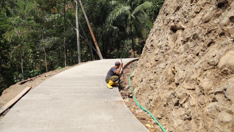 Tanda Jalan TMMD Mulai Menampakkan Hasil
