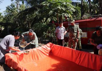 Kodim 0704 Banjarnegara Salurkan Air Bersih Bantu Warga Hadapi Kekeringan