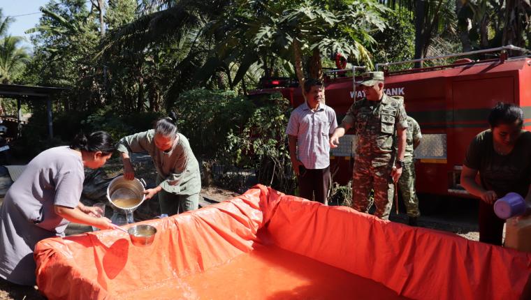 Kodim 0704 Banjarnegara Salurkan Air Bersih Bantu Warga Hadapi Kekeringan