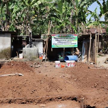 Pondasi Harapan Mulai Terbentuk Galian RTLH Pak Toid Rampung Dikerjakan Satgas TMMD