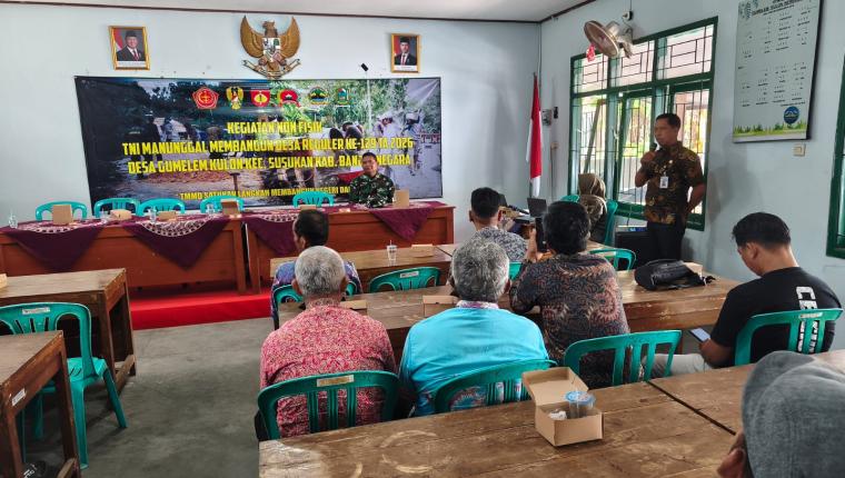 Bentengi Generasi Muda dari Kenakalan Remaja Satgas TMMD Hadirkan Penyuluhan Wawasan Kebangsaan