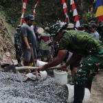 Jalan Harapan Mulai Terbentang TMMD Reguler ke-129 Wujudkan Akses Baru bagi Warga Gumelem Kulon