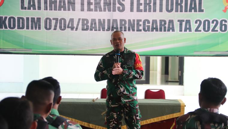 Dandim 0704 Banjarnegara Buka Latnister Tekankan Peningkatan Kemampuan Prajurit
