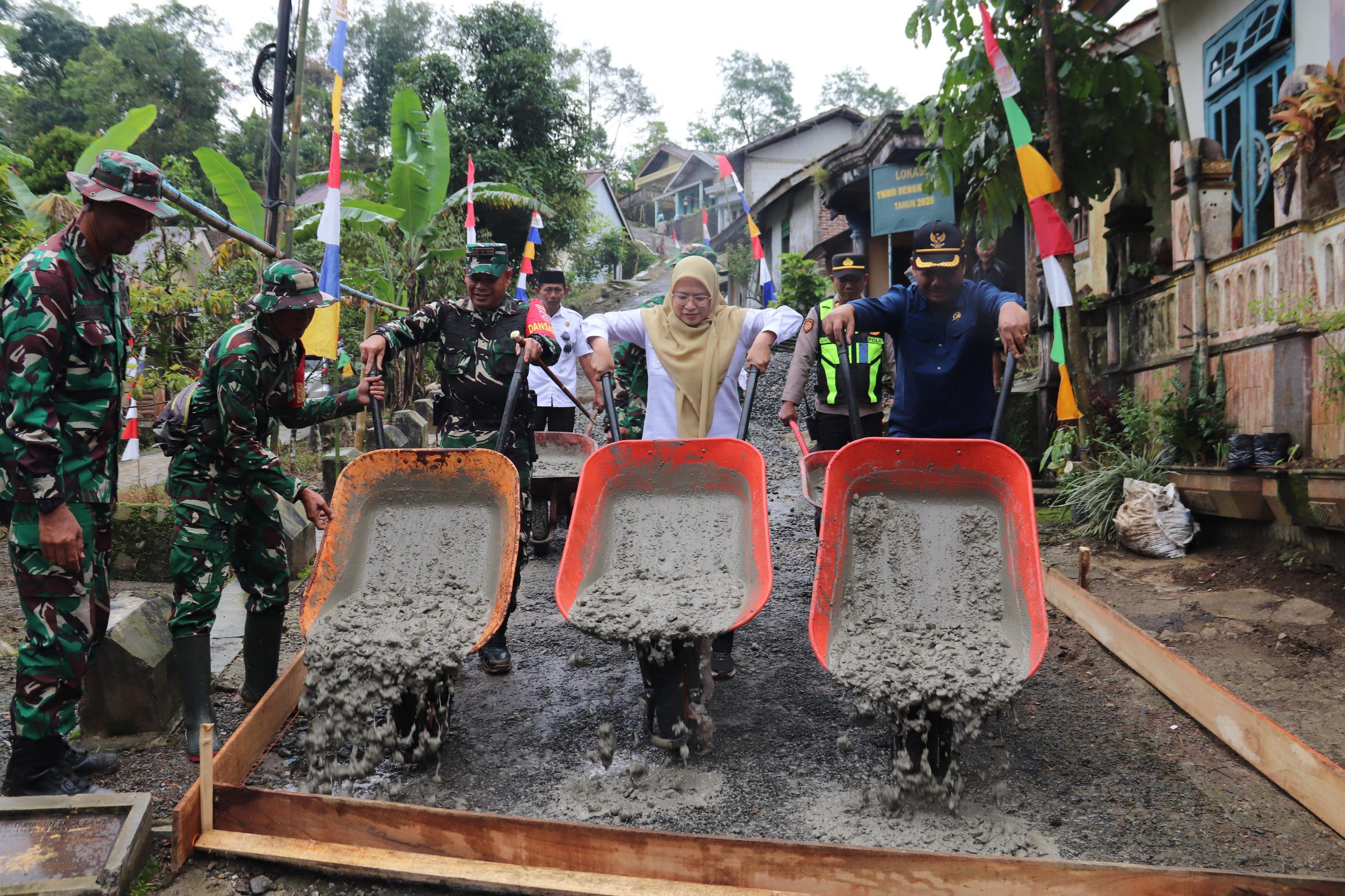 Kodim 0704 Banjarnegara Resmi Buka TMMD Sengkuyung Tahap II 2026 di Desa Lawen