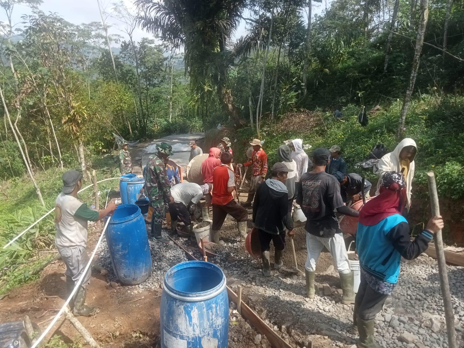 TMMD Sengkuyung Tahap II Kodim 0704 Banjarnegara Dorong Pembangunan Desa Lawen