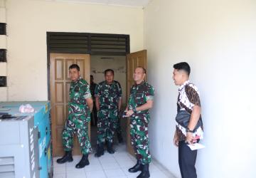 Dandim 0704 Banjarnegara Tinjau Kesiapan Marshaling Area Yonif TP di BLK Klampok