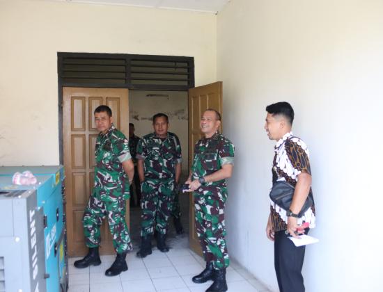 Dandim 0704 Banjarnegara Tinjau Kesiapan Marshaling Area Yonif TP di BLK Klampok