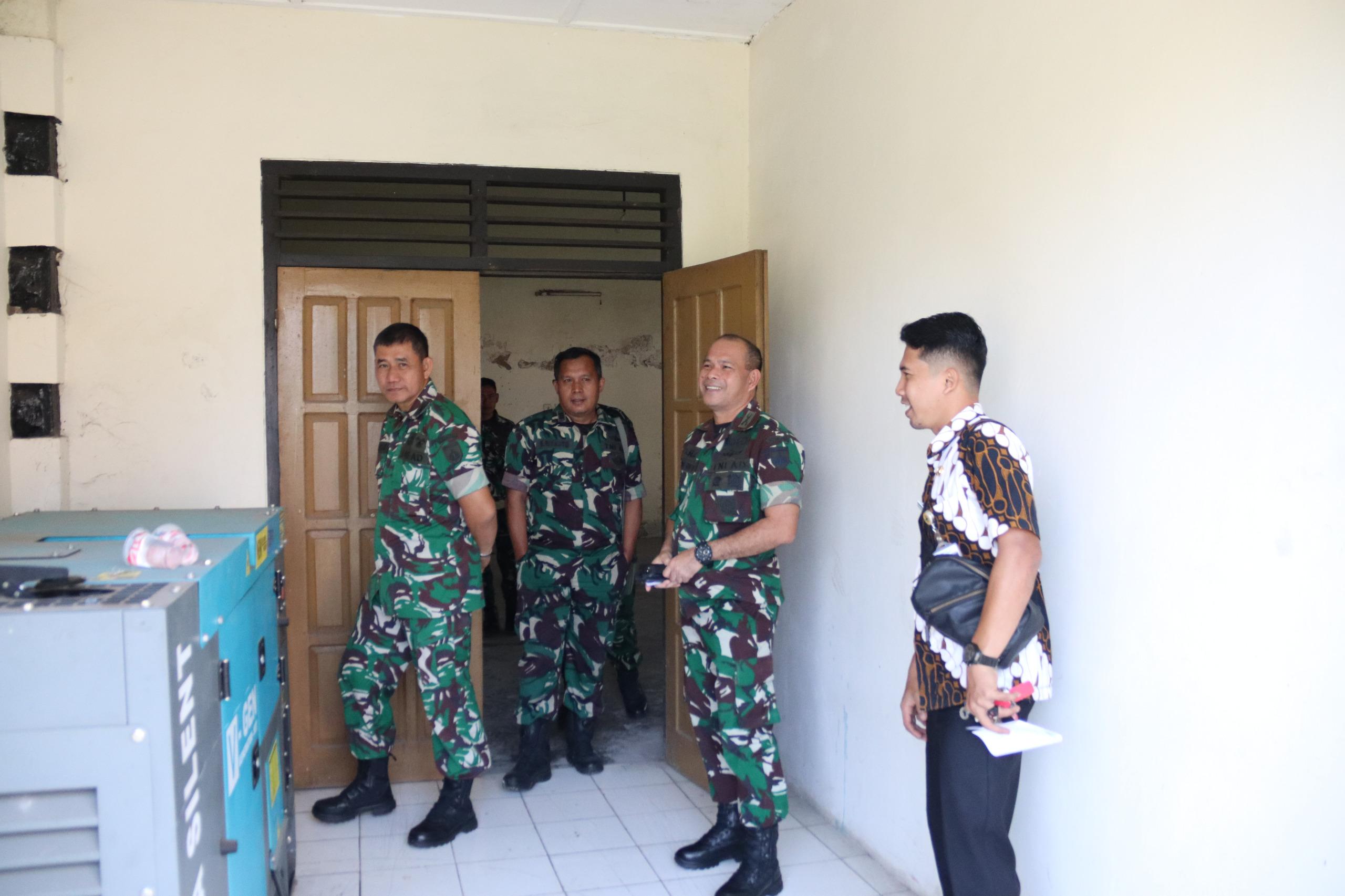 Dandim 0704 Banjarnegara Tinjau Kesiapan Marshaling Area Yonif TP di BLK Klampok