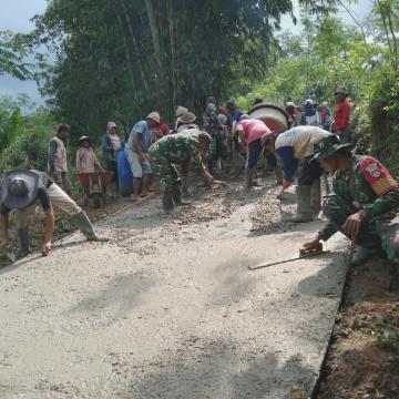 TMMD Sengkuyung 2026 TNI dan Warga Lawen Bersatu