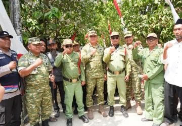 Pangdam IV Diponegoro Tinjau Jembatan Gantung Merah Putih dan Resmikan Sumur Bor di Pati